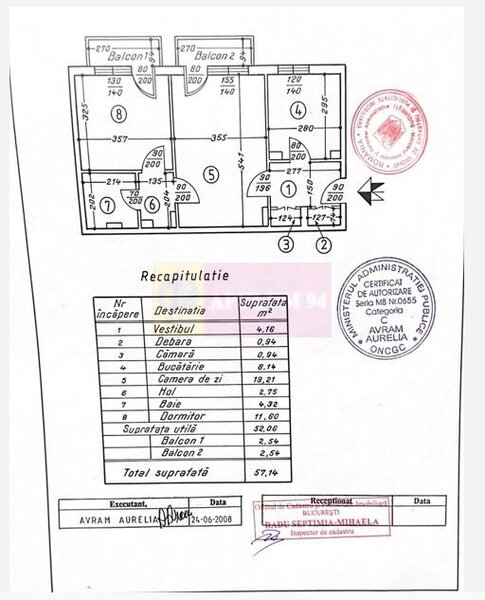 Vanzre apartament 2 camere -Calea Vitan-Auchan